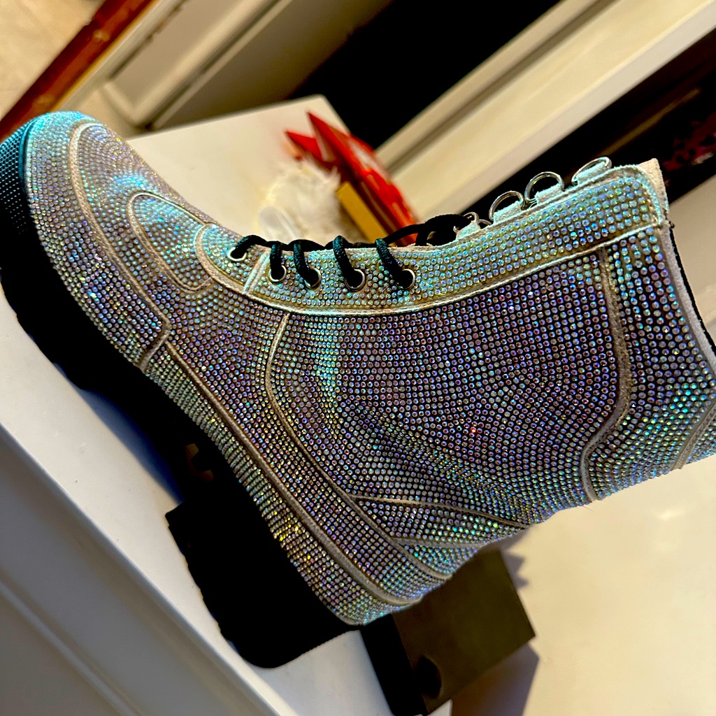Bling Combat Boot